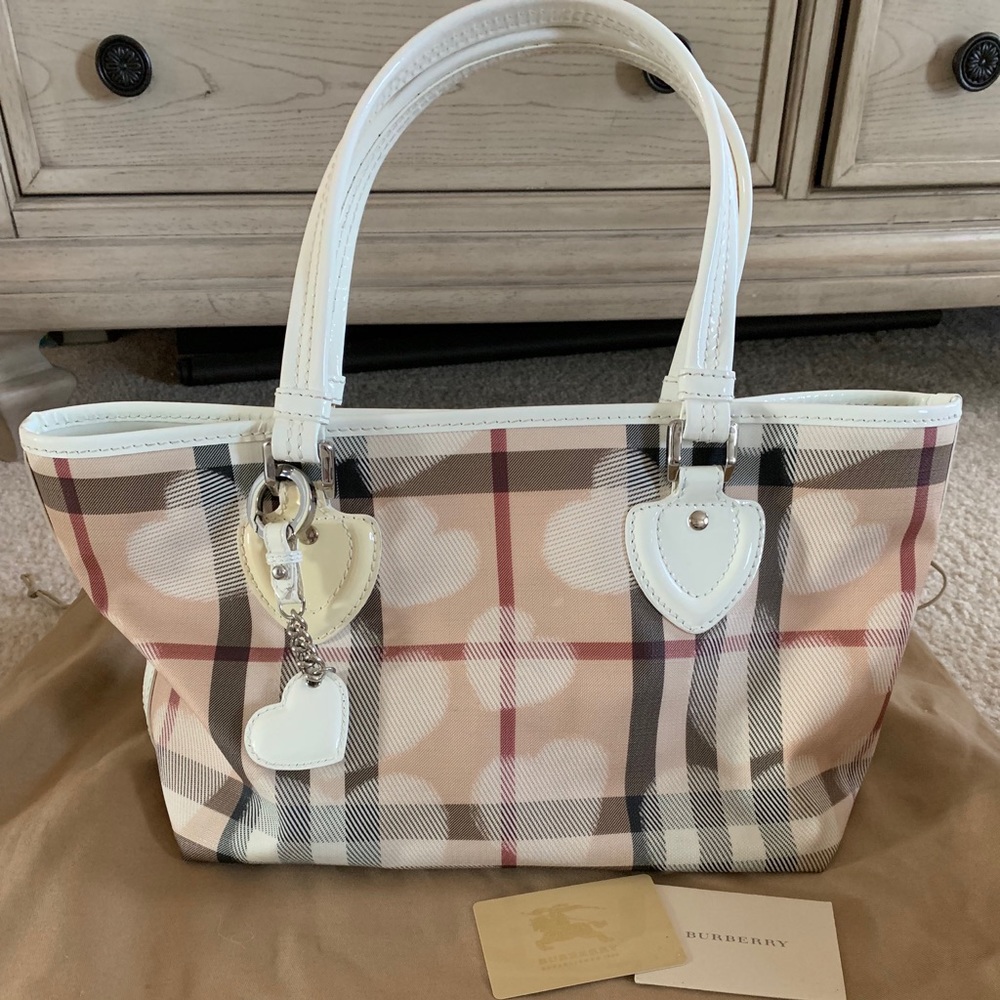 Burberry Nova Heart Tote Bag